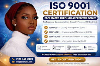 facilitate iso 9001 certification through accredited bodies