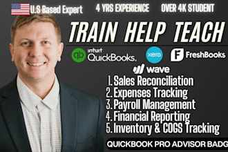train help teach how to use quickbooks xero freshbooks wave and manage payroll