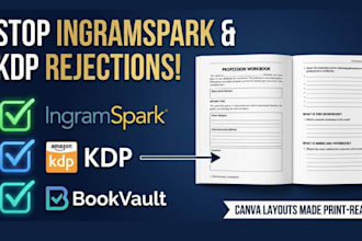 format ingramspark kdp bookvault journal workbook coloring book interior