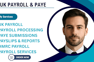 manage UK payroll, paye submissions and hmrc payroll