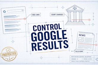 push down bad links, remove court charges, erase google false news, dmca