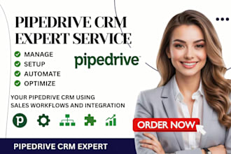 setup automate optimize your pipedrive CRM using sales workflows and integration