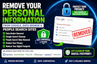 remove your personal information from google, data brokers