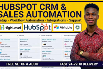 hubspot pipedrive jobber gohighlevel shopify zoho automation zapier integration