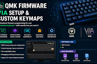 program qmk firmware, via setup, and custom keymaps for keyboards