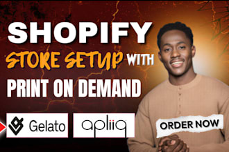 build beginner shopify print on demand store and sync pod printify products