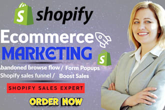 shopify sales funnel and marketing expert, boost ecommerce sales