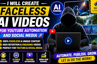 create faceless ai video for youtube automation and social media