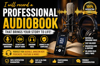 help you launch and promote your audiobook on audible and amazon