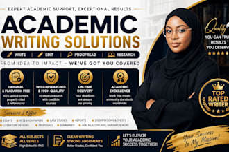 provide expert academic writing, editing, proofreading research and ghostwriting