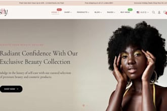 design skincare, spa, and cosmetic websites with wordpress