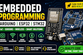 do arduino esp32 stm32 programming for iot and embedded systems