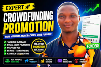 promote your kickstarter and crowdfunding campaign