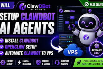 setup clawdbot ai agents, install clawdbot, openclaw, automate clawbot to vps
