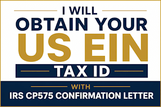 obtain your US ein tax id with irs cp575 confirmation letter