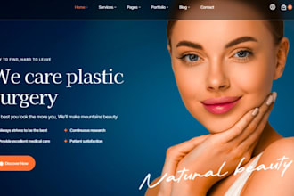 build revamp beauty salon website spa skincare hair and nail extension website