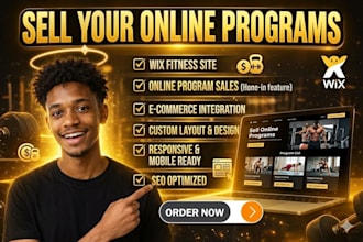 build a wix fitness coach website to sell your online programs