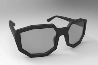 design custom 3d eyewear models for sunglasses and frames