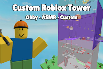 build a custom roblox tower obby for you