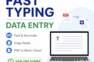 do typing, data entry and copy paste tasks