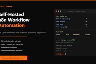 deploy a self hosted n8n workflow automation server on your vps