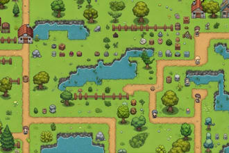 do topdown pixel map tileset pixel background pixel art game assets tile map