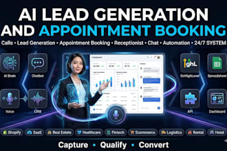 build ai system with ai virtual assistant voice agents chatbot lead generation