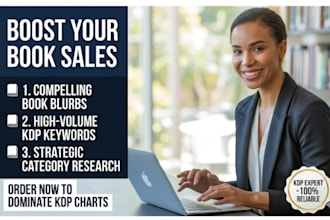 develop a compelling book description book blurb kdp keywords book categories