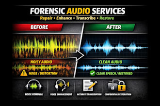forensic audio editing podcast audio editing audio cleanup noise removal audio
