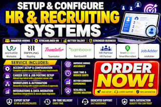 setup workable rippling teamtailor bamboohr HR partner smartrecruiters jobadder