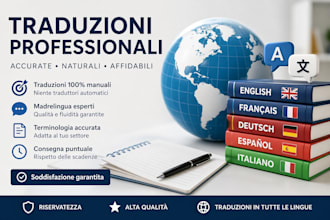 translate english to italian and italian to english professionally