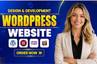 build, redesign wordpress website using elementor pro, divi