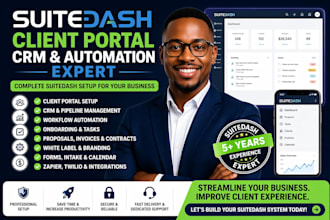 setup suitedash client portal suitedash automation and crm integration expert