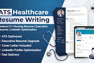 write edit upgrade executive ats healthcare resume medical cv linkedln profile