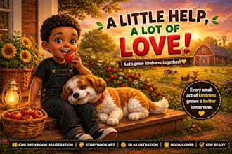 illustrate children story book illustration children story book, comic book