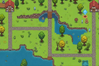 do fantasy pixel art tileset tilemap rpg map 2d game assets environment design