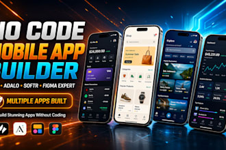 build mvp mobile app using glide airtable softr adalo expert