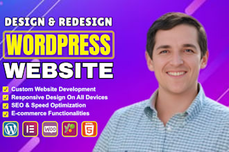 design or redesign wordpress website, wordpress blog website development