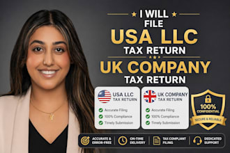 file USA llc tax return and UK company tax return