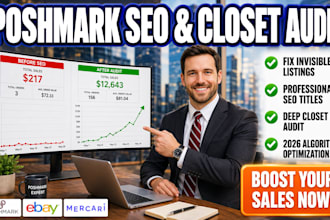 do poshmark seo closet audit and poshmark listing optimization