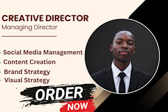 be your creative director for brand design visual strategy