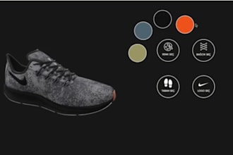 design realistic 3d shoe models sneakers, heels for web configurators glb file