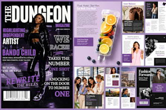 design magazine layout product catalog brochure fashion lookbook