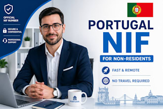 help you obtain portugal nif for d7 visa and bank account