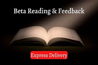 critically beta read your fantasy romance science fiction book
