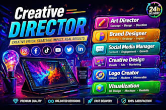 creative director for visual strategy brand design