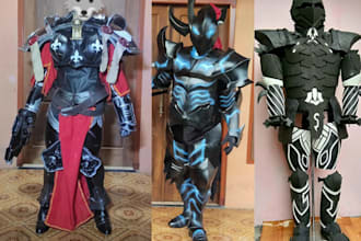 custom eva foam cosplay armor cosplay creation props warhammer 40k costume