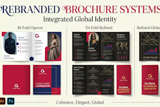 design corporate brochure, annual report,  product booklet and company profile