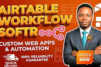 build airtable automation, softr apps, and sql database workflows