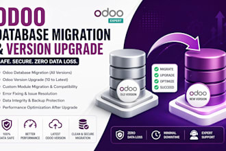 do odoo database migration and odoo version upgrade